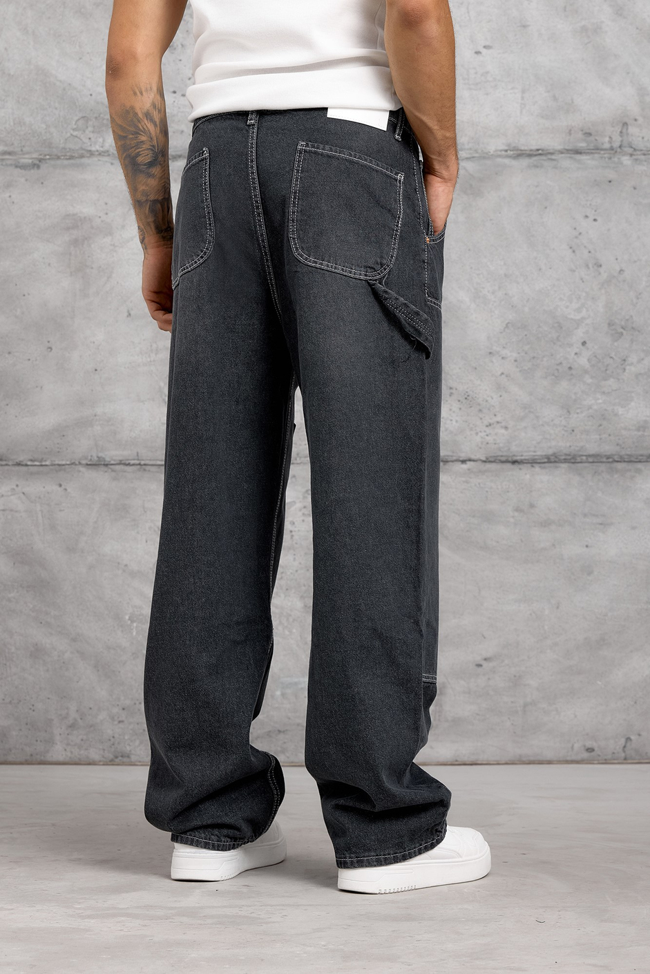 Antrasit MB YANDA DETAYLI BAGGY JEAN