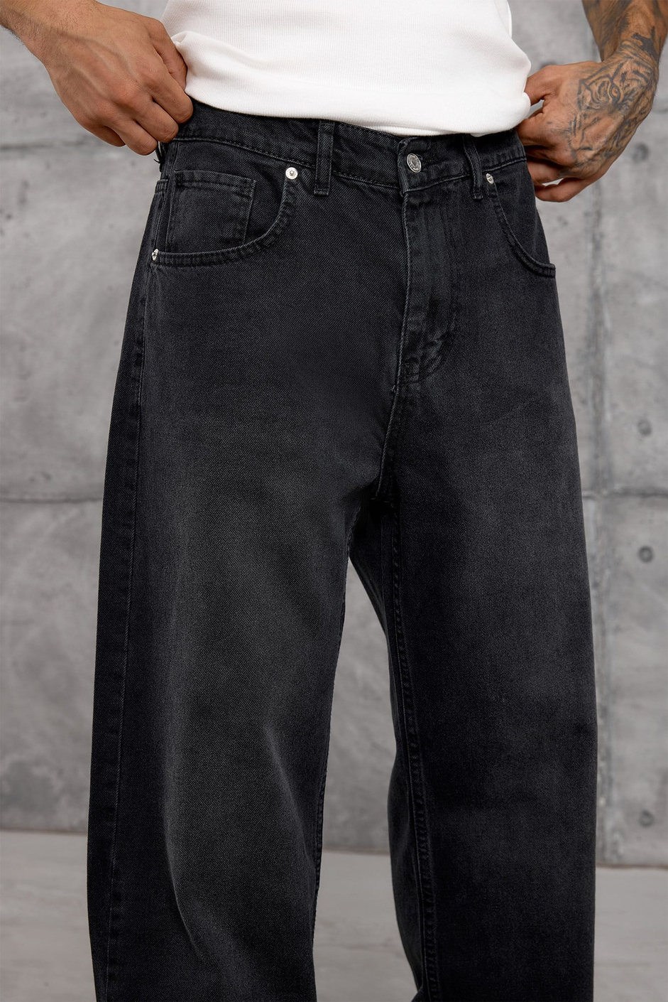 Antrasit MOBB BAGGY JEAN