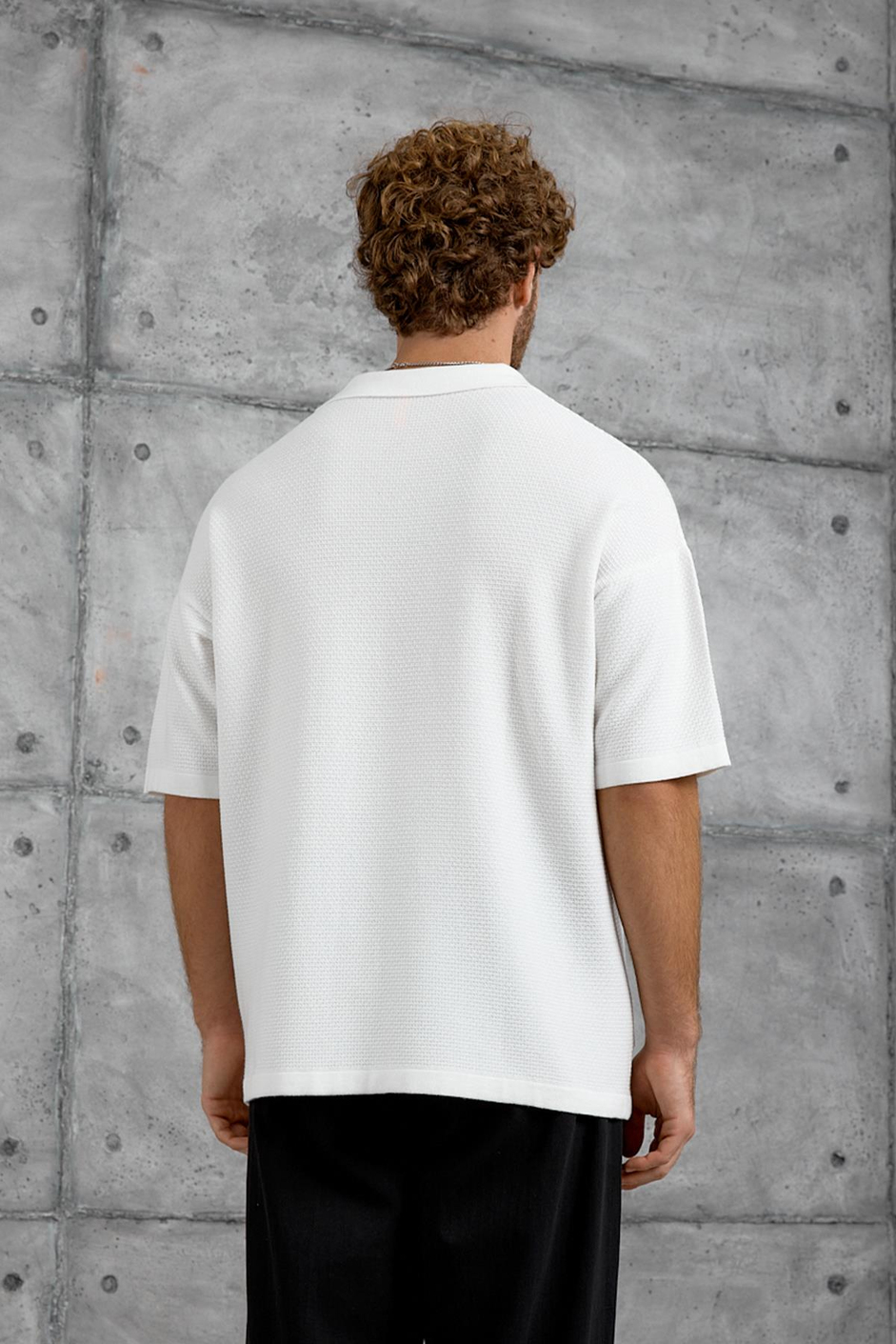 Beyaz DP KEEP BAKILI TRİKO TSHIRT