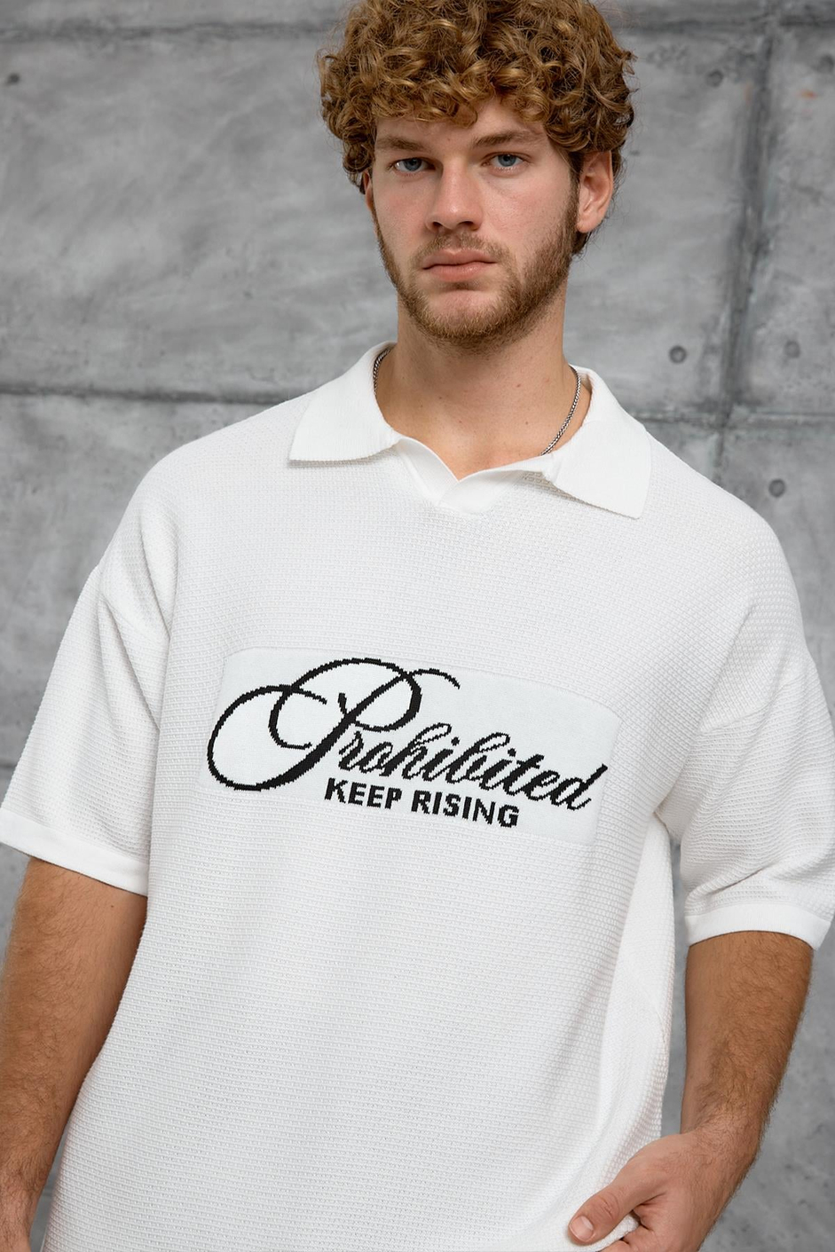Beyaz DP KEEP BAKILI TRİKO TSHIRT