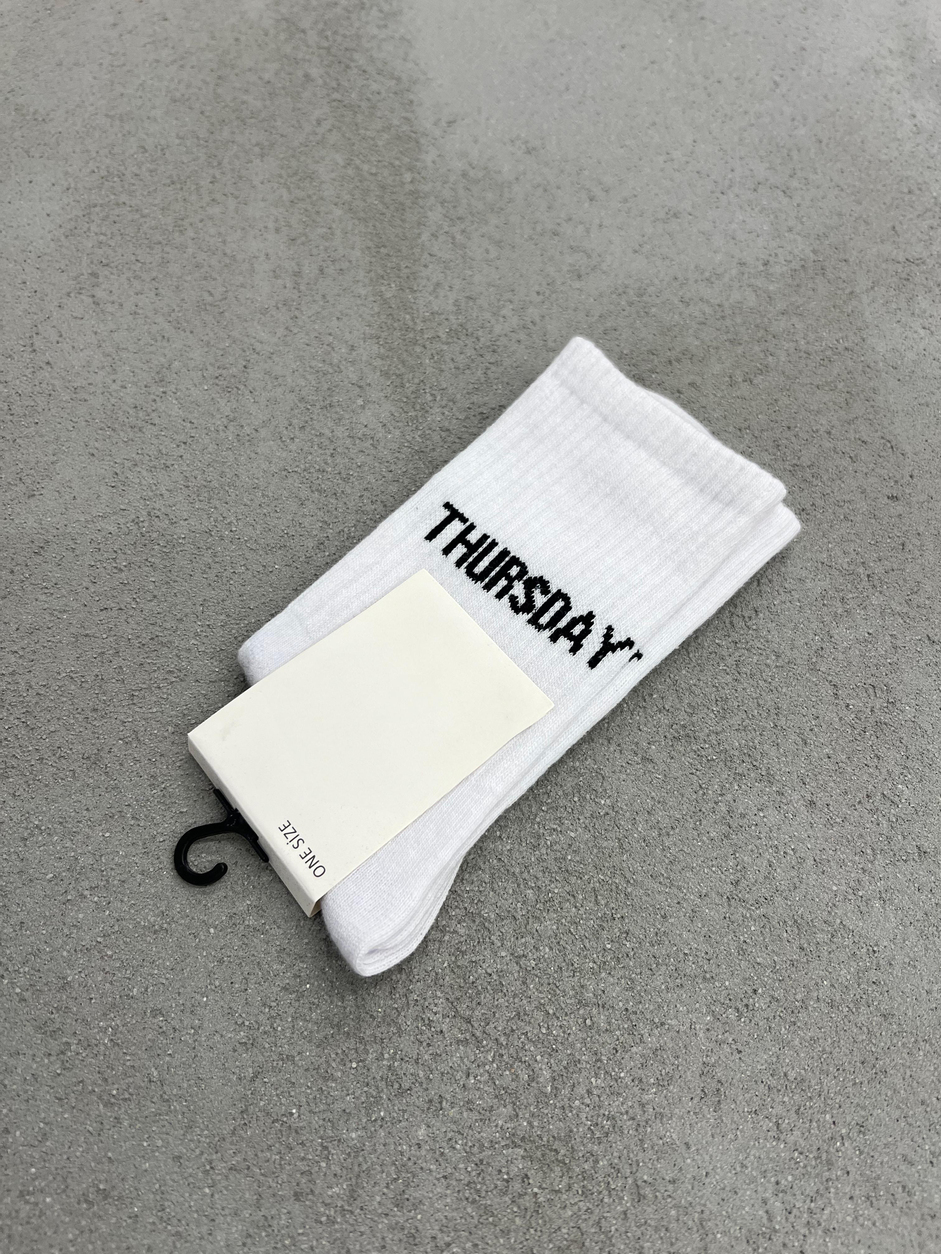 Beyaz Thursday Çorap