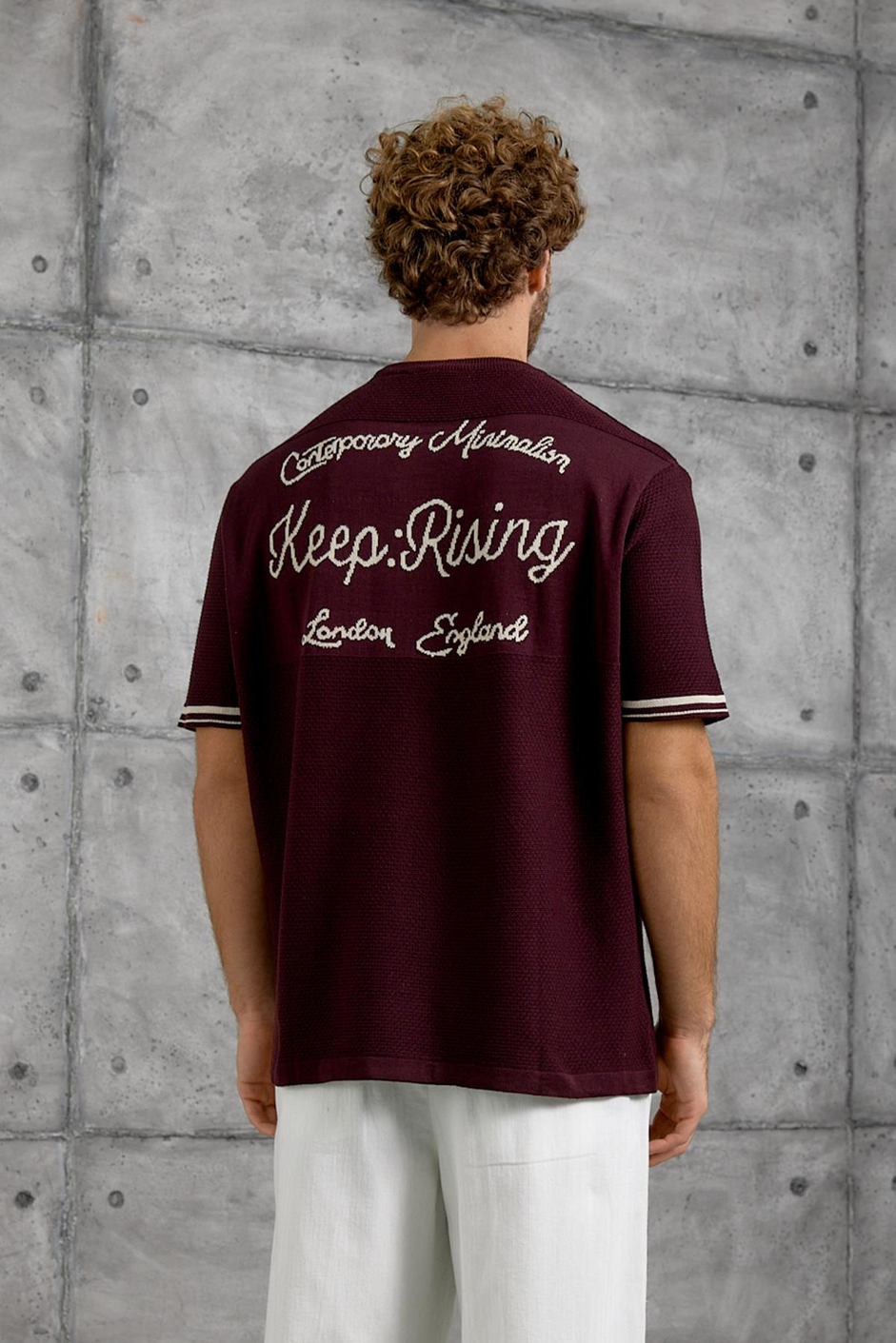 Bordo DP BİSİKLET YALA TRİKO TSHIRT