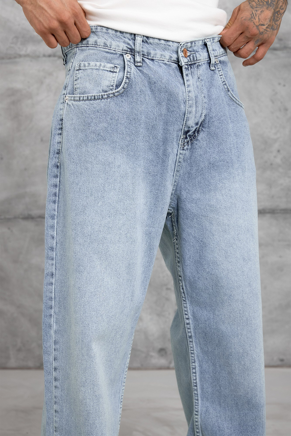 Buz Mavisi MOBB BAGGY JEAN