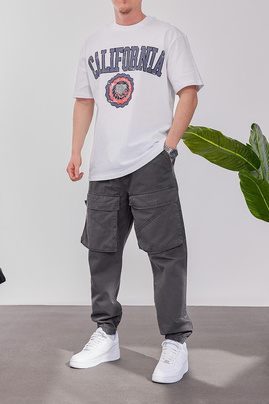 California Berkeley Beyaz Tshirt