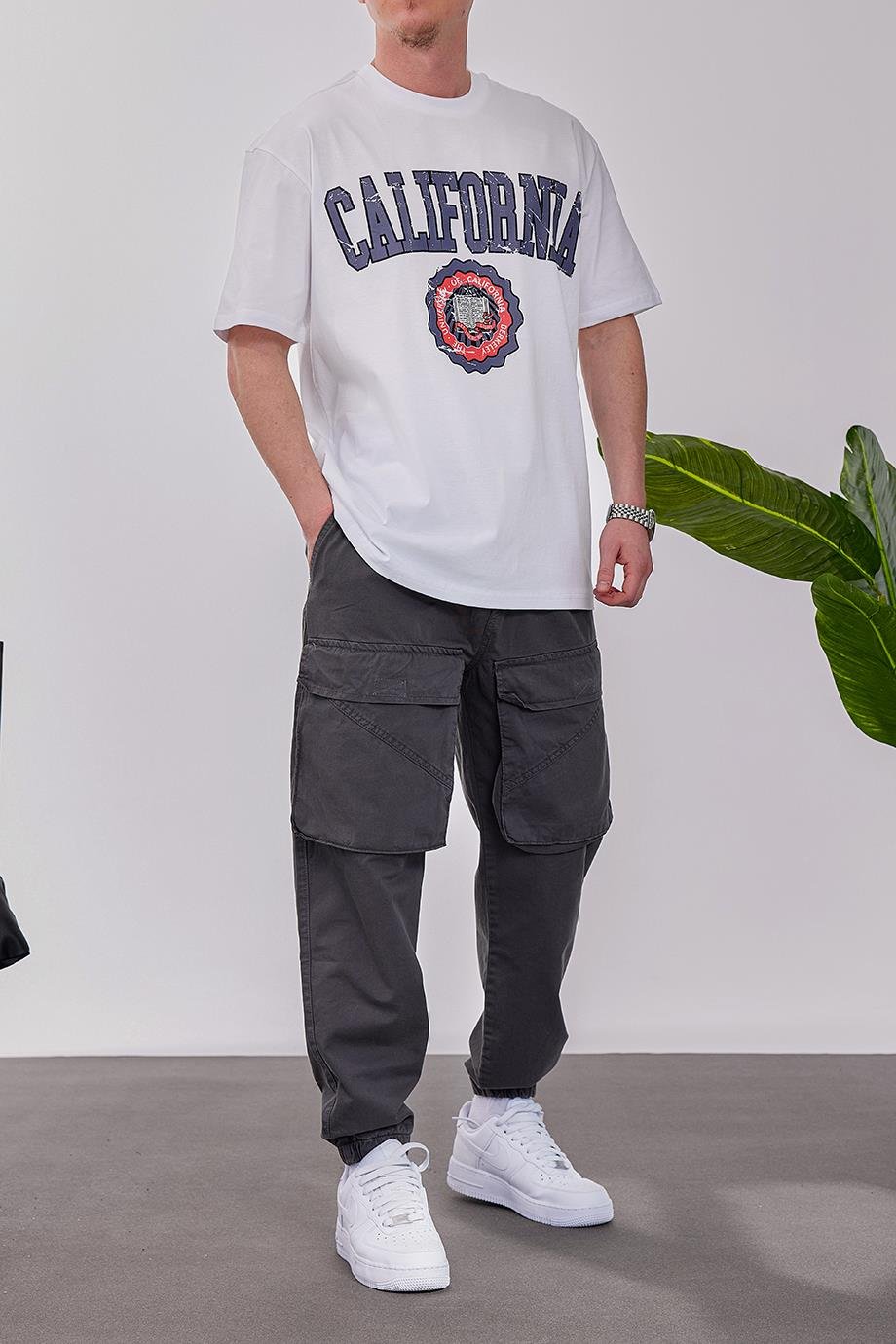 California Berkeley Beyaz Tshirt