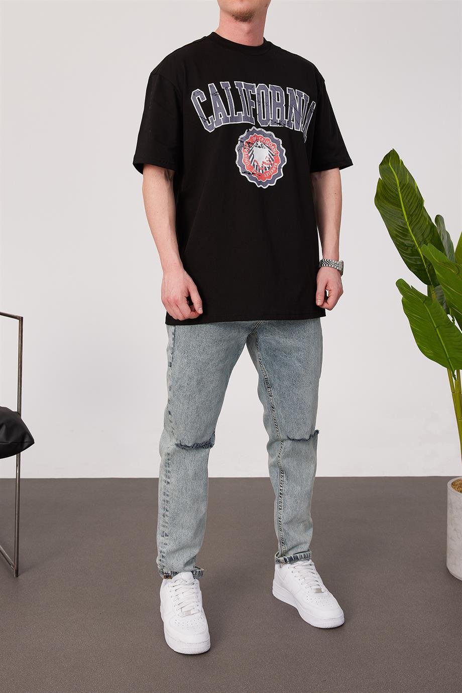 California Berkeley Siyah Tshirt