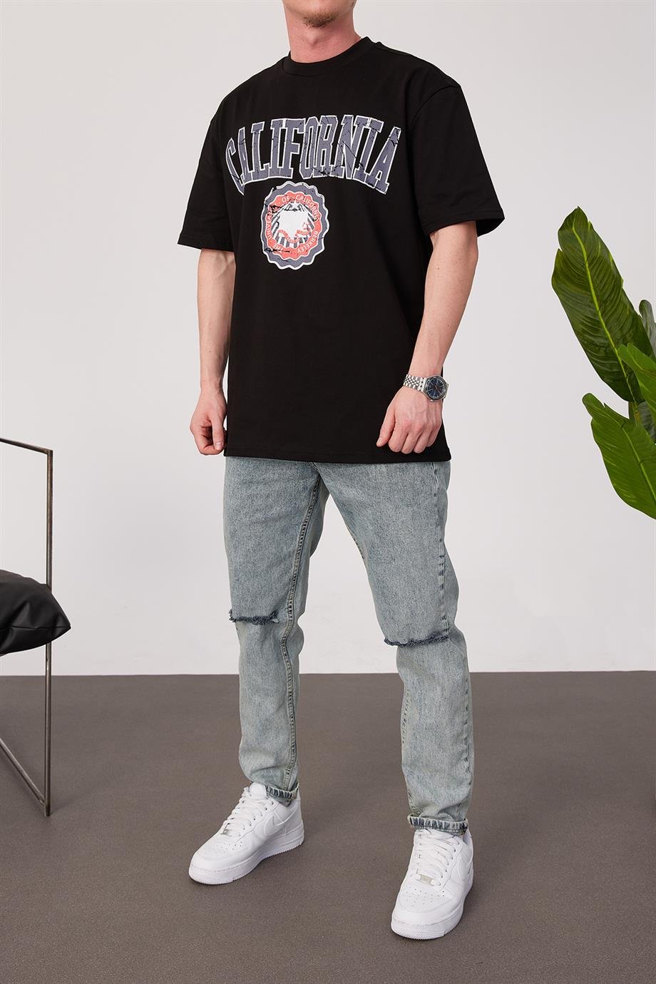 California Berkeley Siyah Tshirt