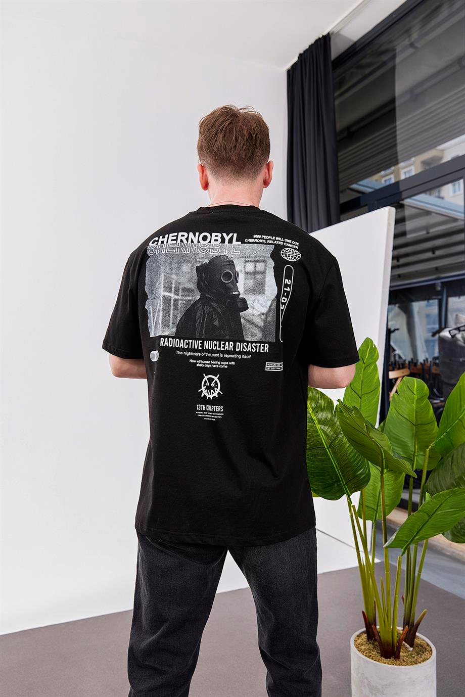Chernobyl Siyah Tshirt