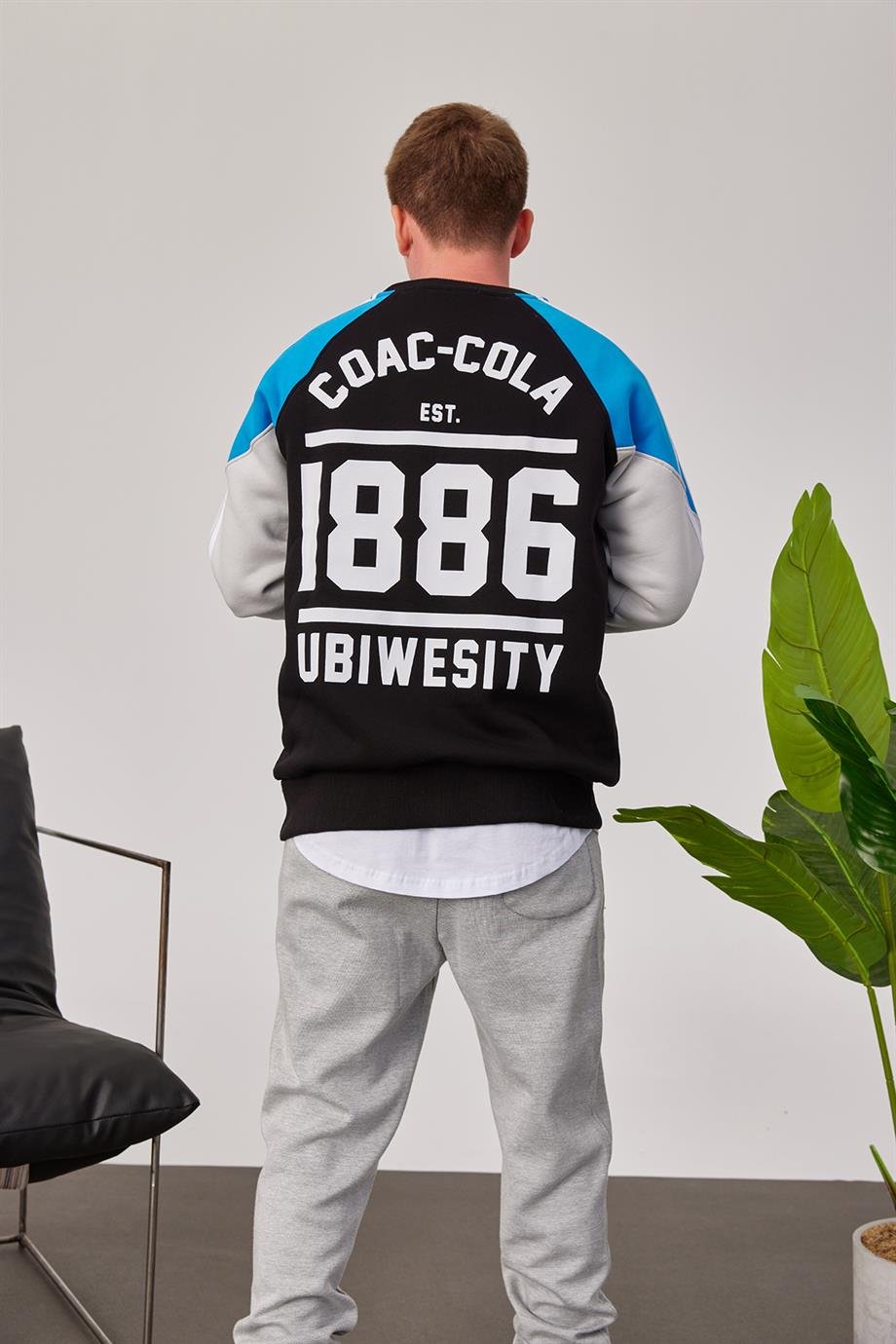 Coac-Cola Siyah Sweatshirt