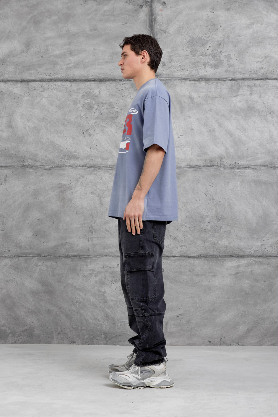 Duman Super Yazılı Oversize Tshirt