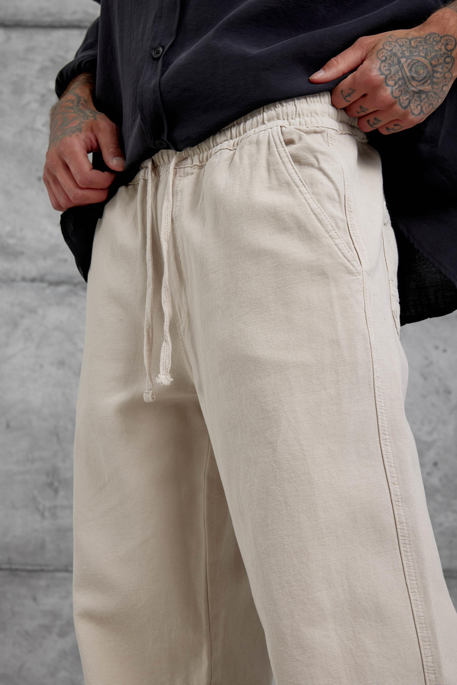 Ekru Beyaz Yp Pan25010 Pantolon