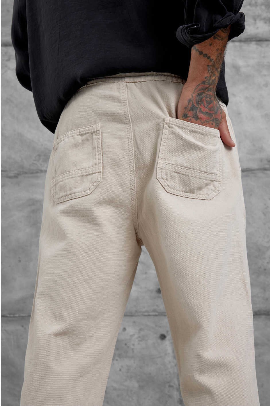 Ekru Beyaz Yp Pan25010 Pantolon