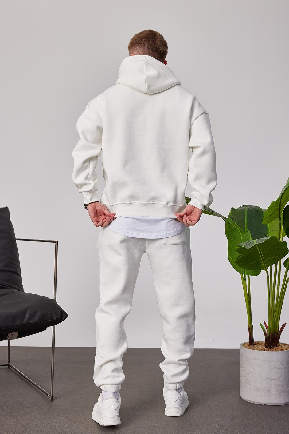 Essentialism Beyaz Şardonlu Eşofman Üstü