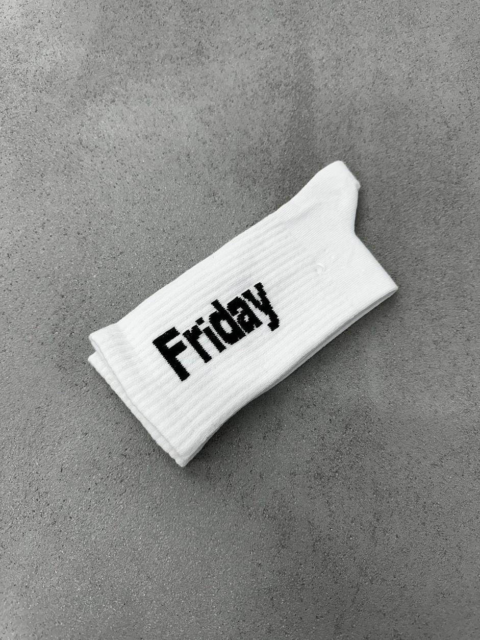 Friday Beyaz Çorap