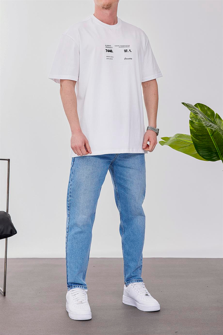 From Botton To The Top Beyaz Tshirt