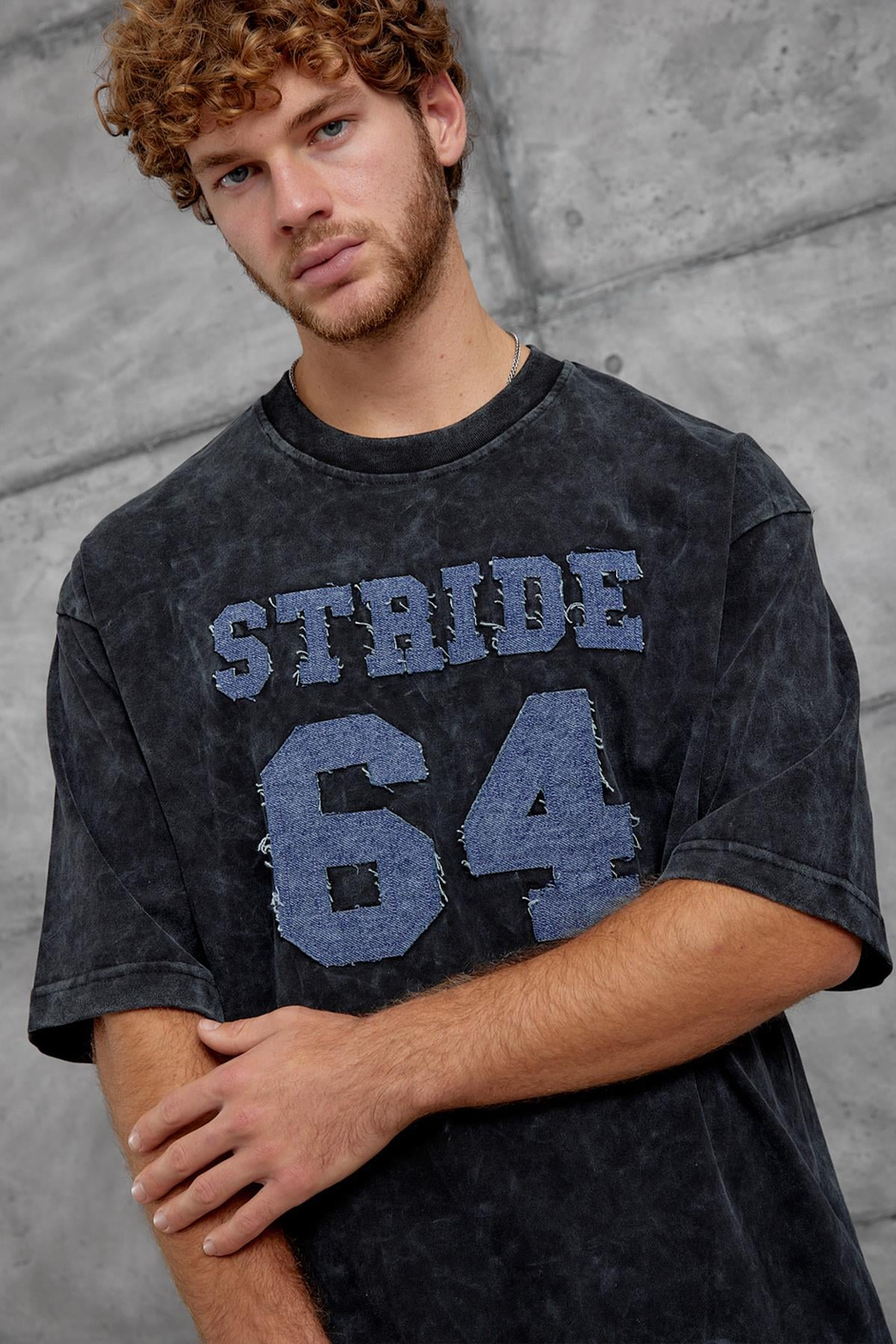 Füme 64 HARF BASKI YIKAMALI OVERSIZE TSHIRT