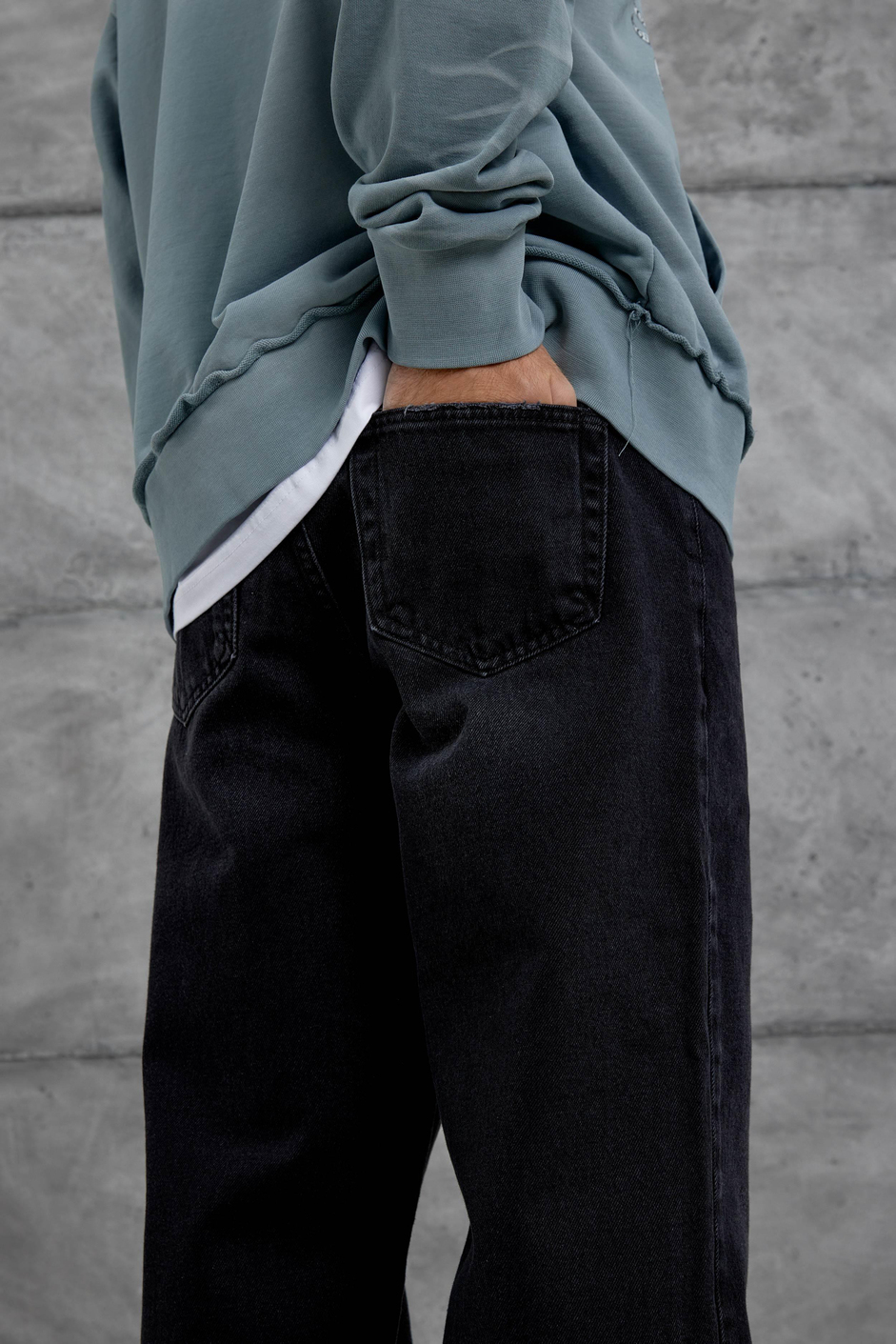 Füme Gst Baggy Kalıp Jean