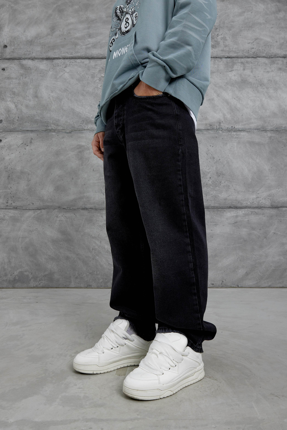 Füme Gst Baggy Kalıp Jean