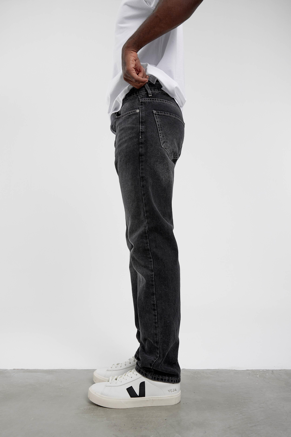 Füme KP-630-1 Baggy Taşlamalı Jean