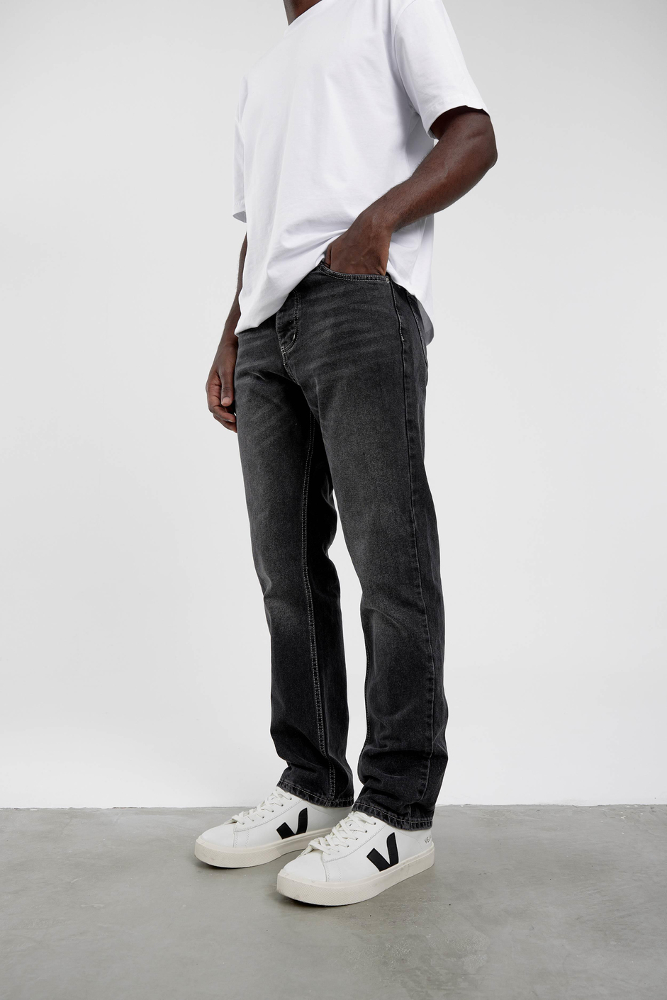 Füme KP-630-1 Baggy Taşlamalı Jean