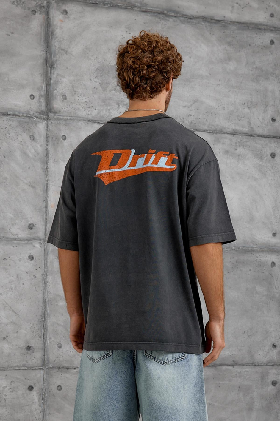 Füme NEVADA BASKI YIKAMALI OVERSIZE TSHIRT