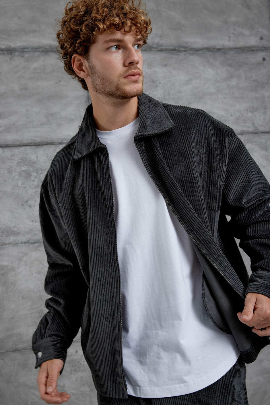 Füme Nmrc Oversize Kadife Takım