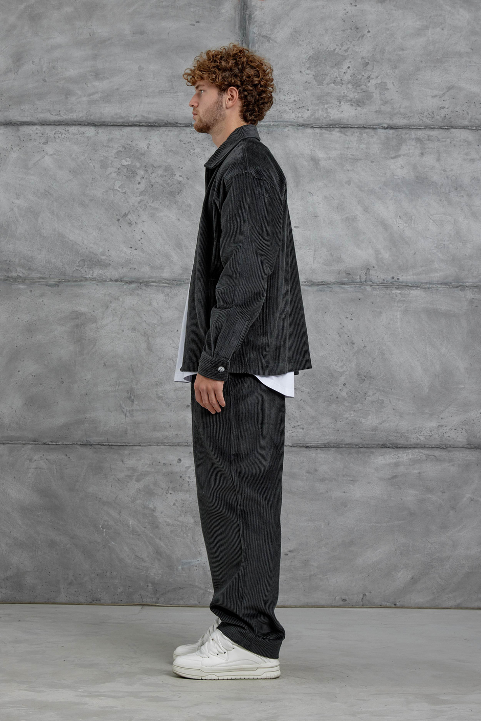 Füme Nmrc Oversize Kadife Takım