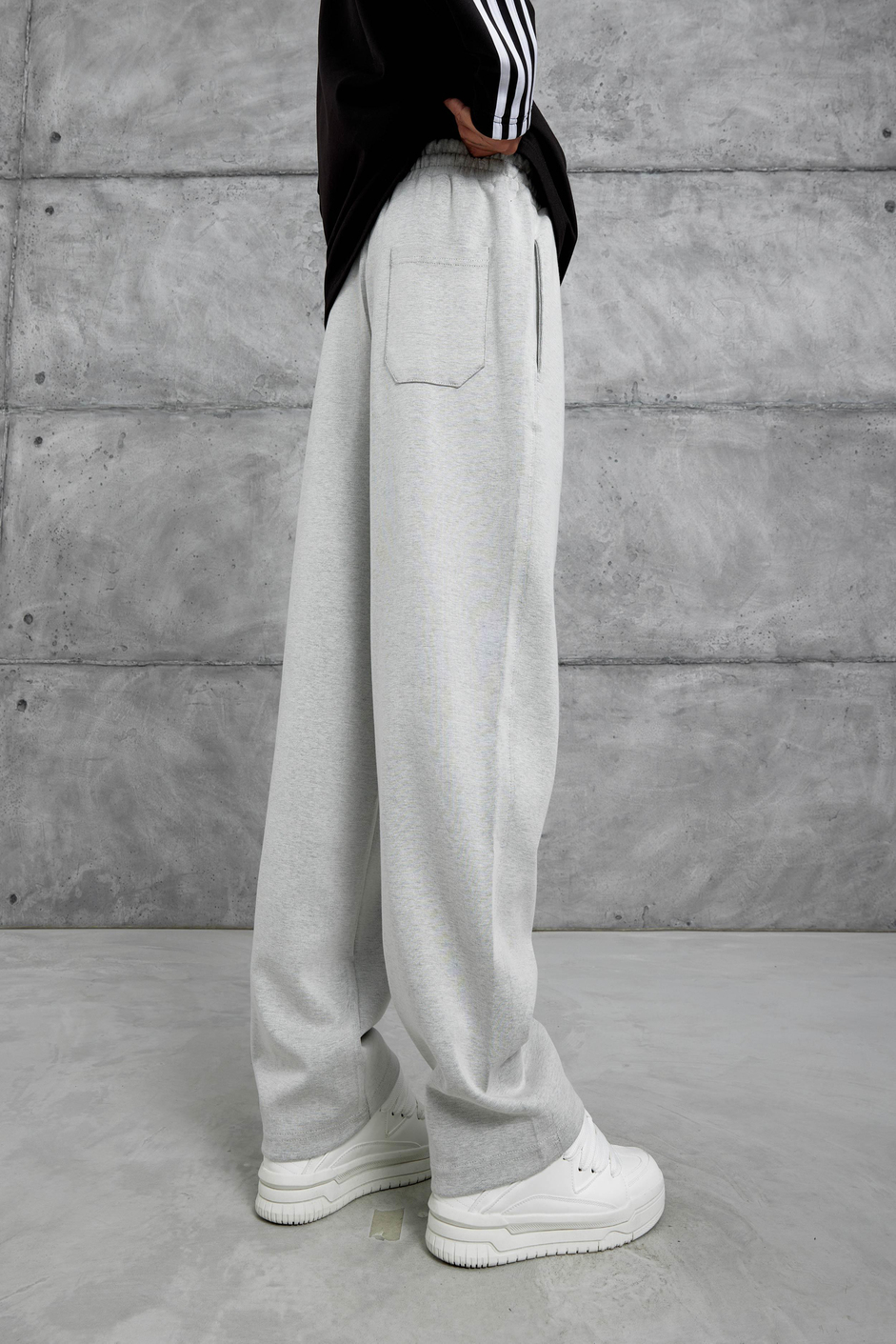 Gri Basic Model Eşofman