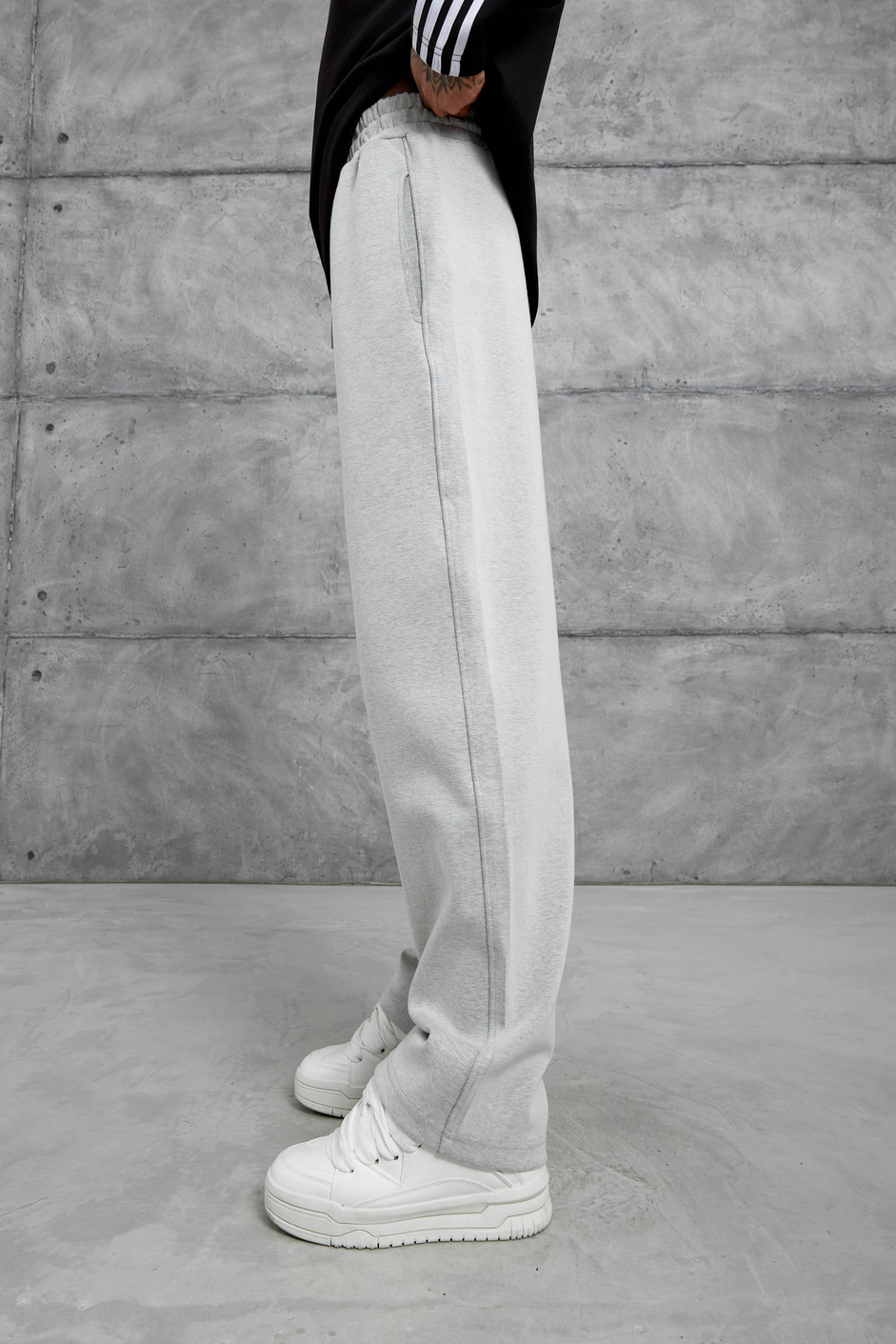 Gri Basic Model Eşofman