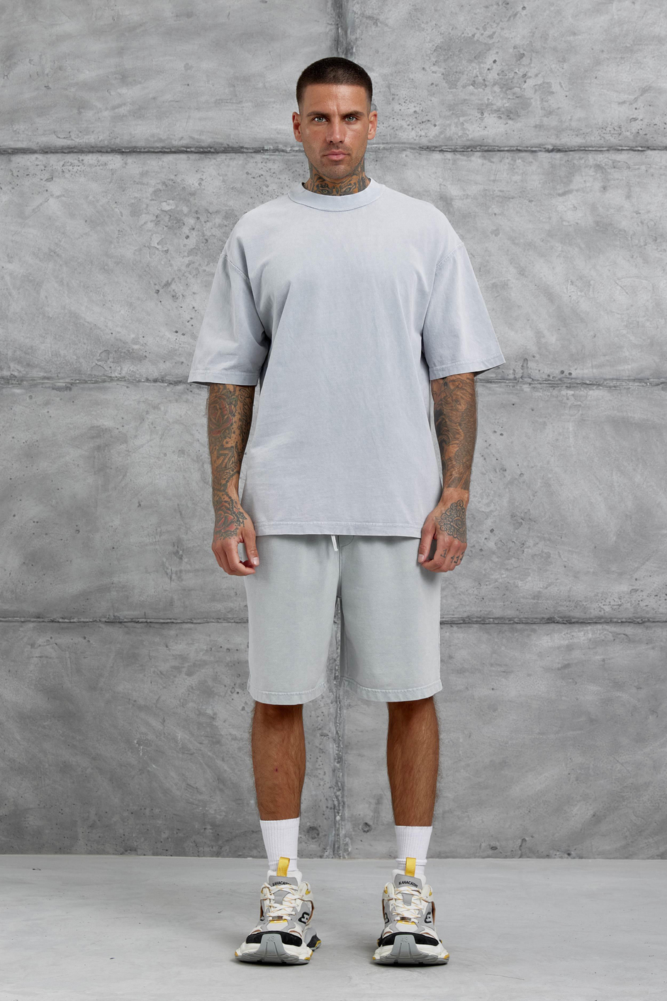 Gri Basic Oversize Tshirt
