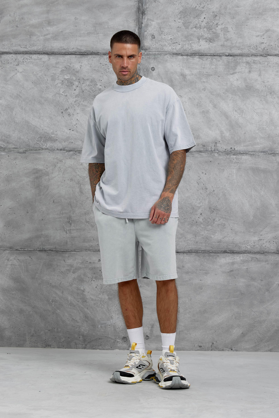 Gri Basic Oversize Tshirt