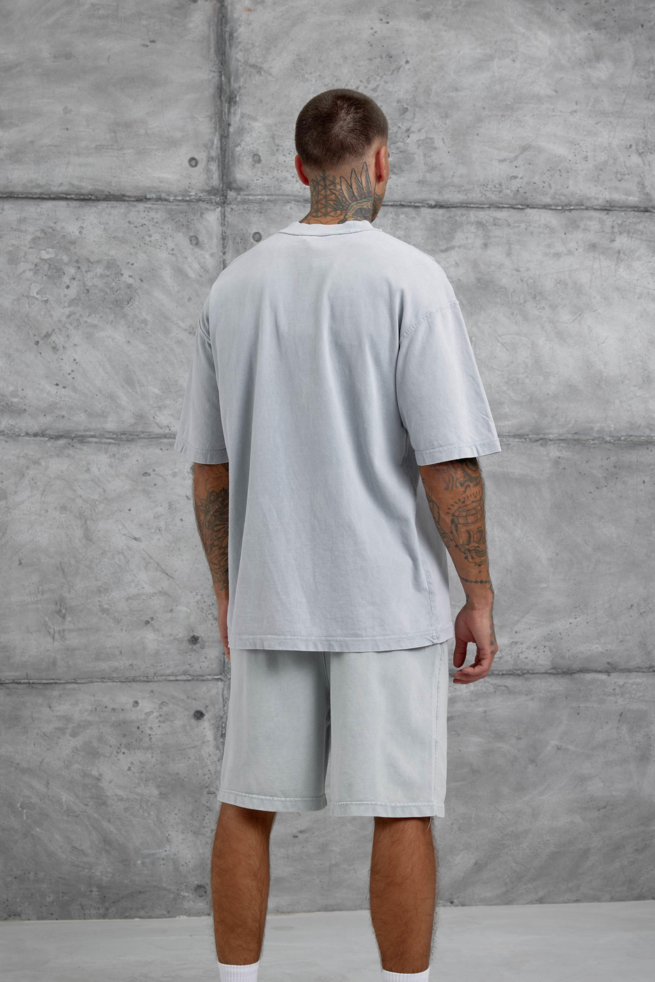 Gri Basic Oversize Tshirt