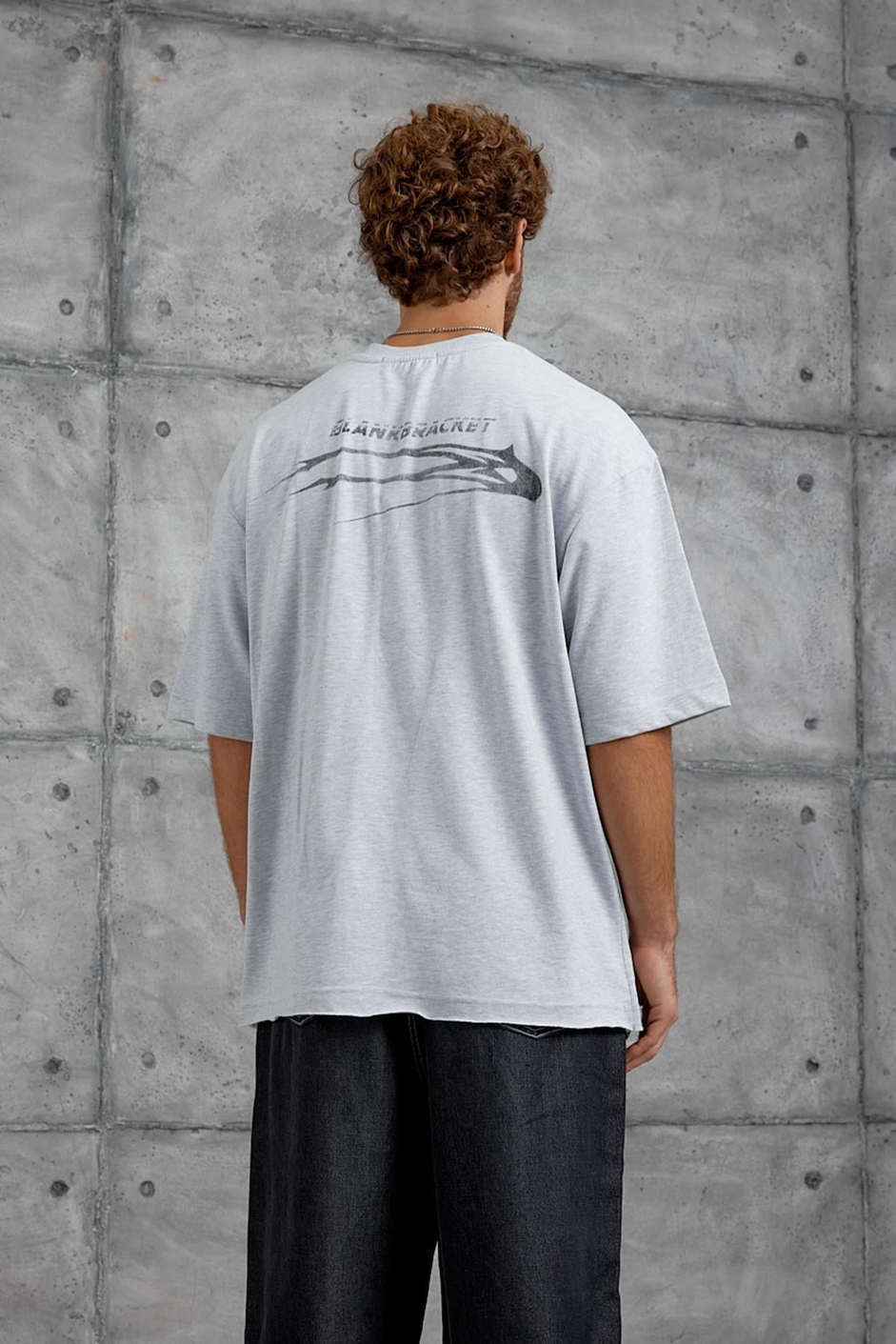 Gri BBB BASKI OVERSIZE TSHIRT