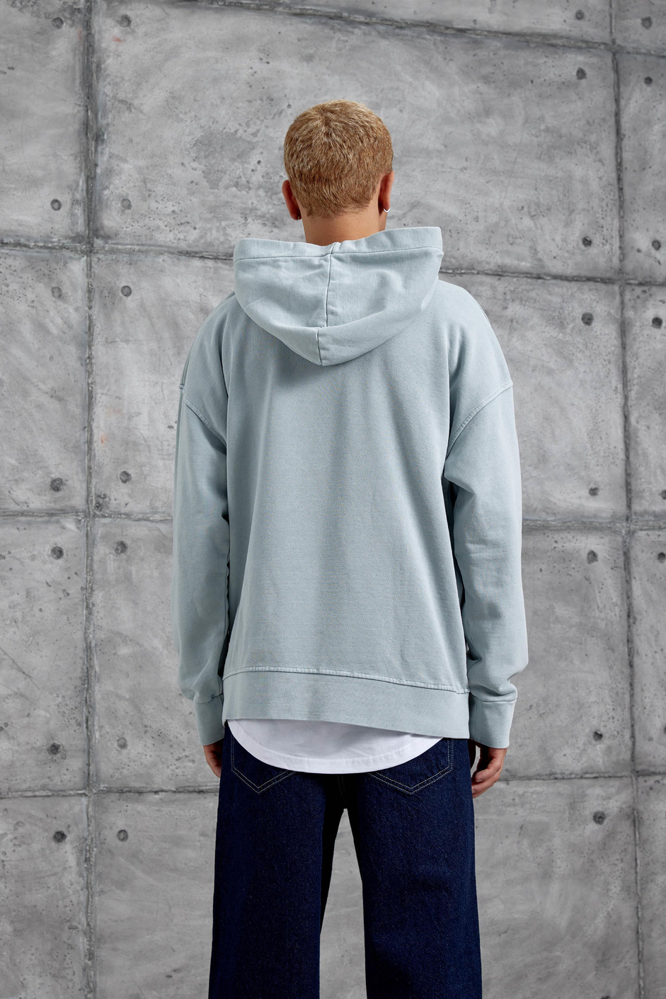 Gri F1 BASKILI KAPÜŞONLU OVERSİZE SWEATSHİRT