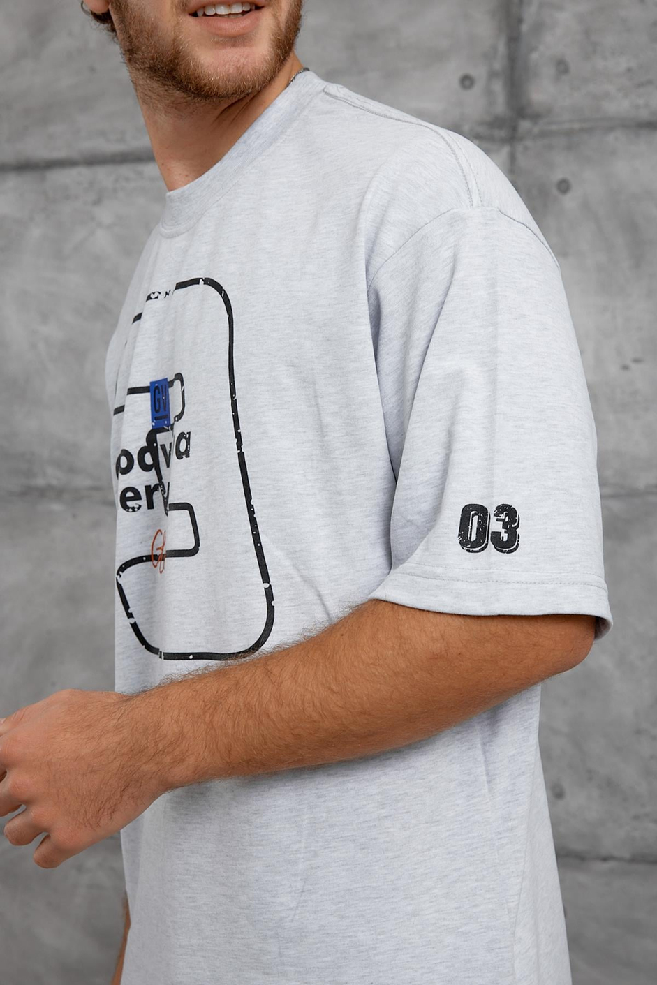 GRI GOODVISIUL BASKI OVERSIZE TSHIRT