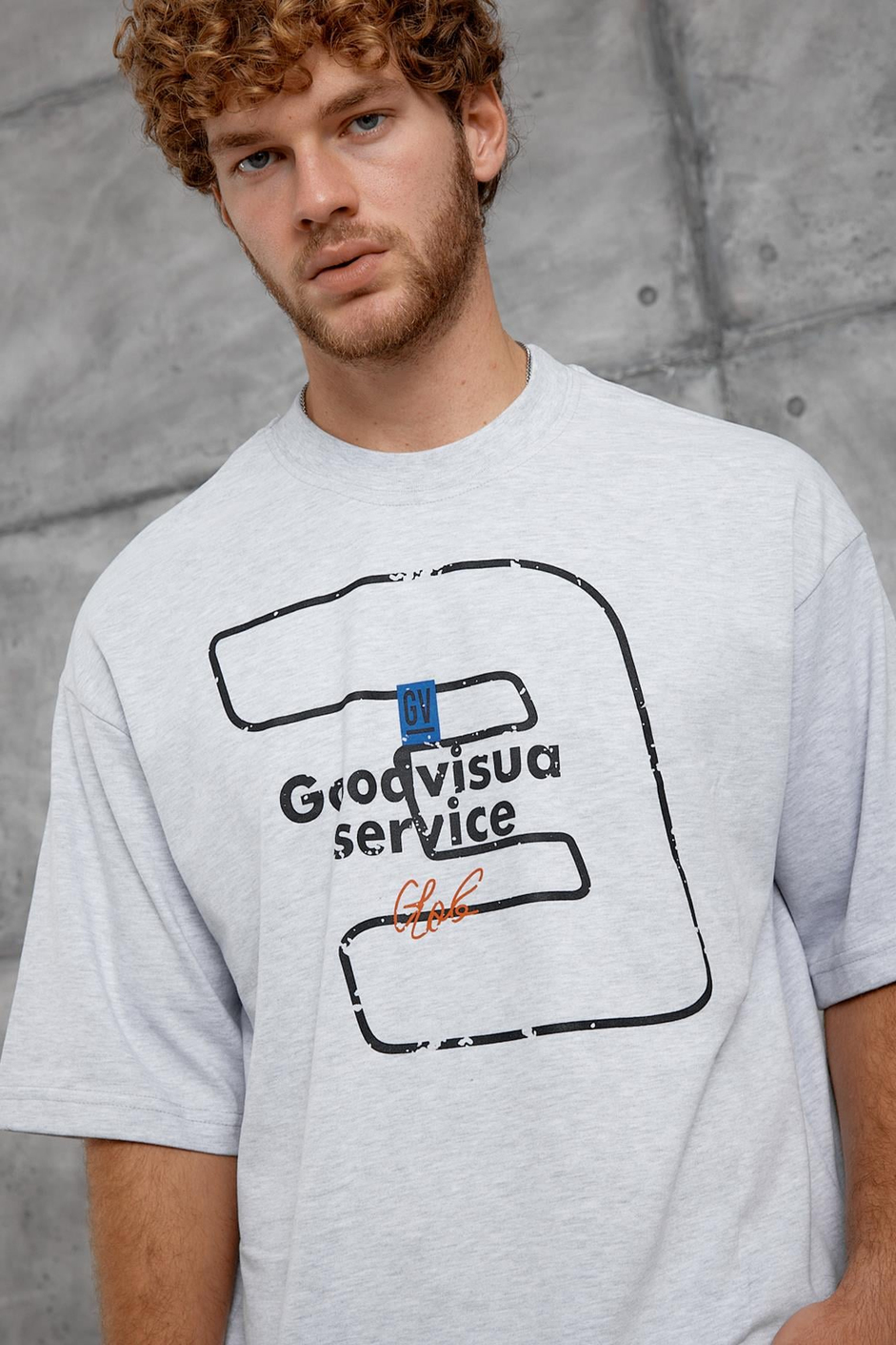 GRI GOODVISIUL BASKI OVERSIZE TSHIRT
