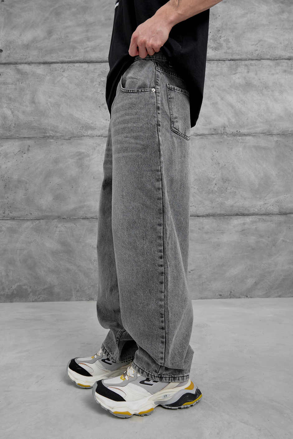 Gri MB Relax Baggy Jean