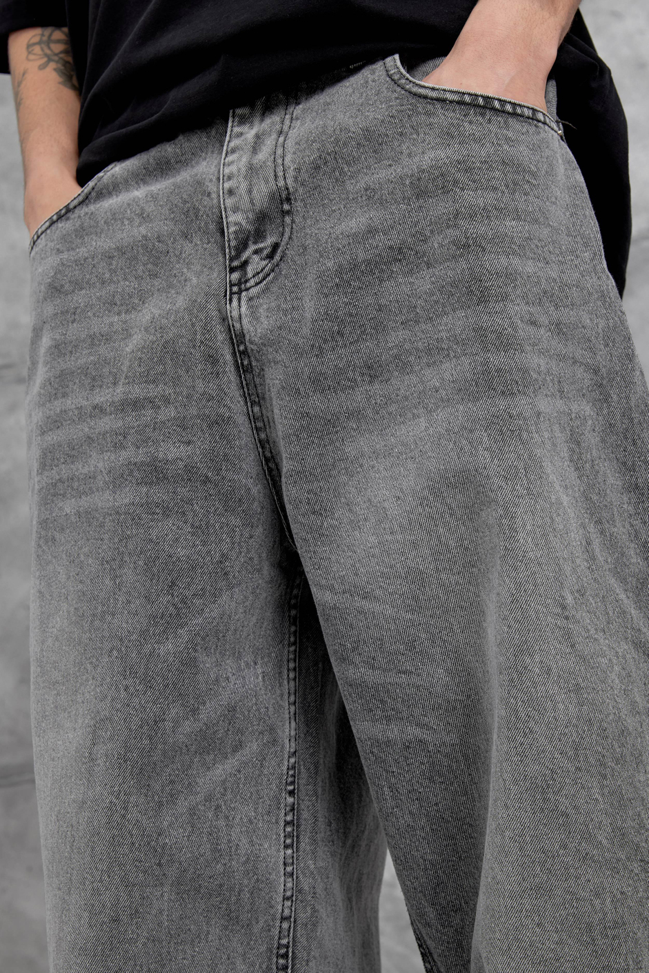 Gri MB Relax Baggy Jean