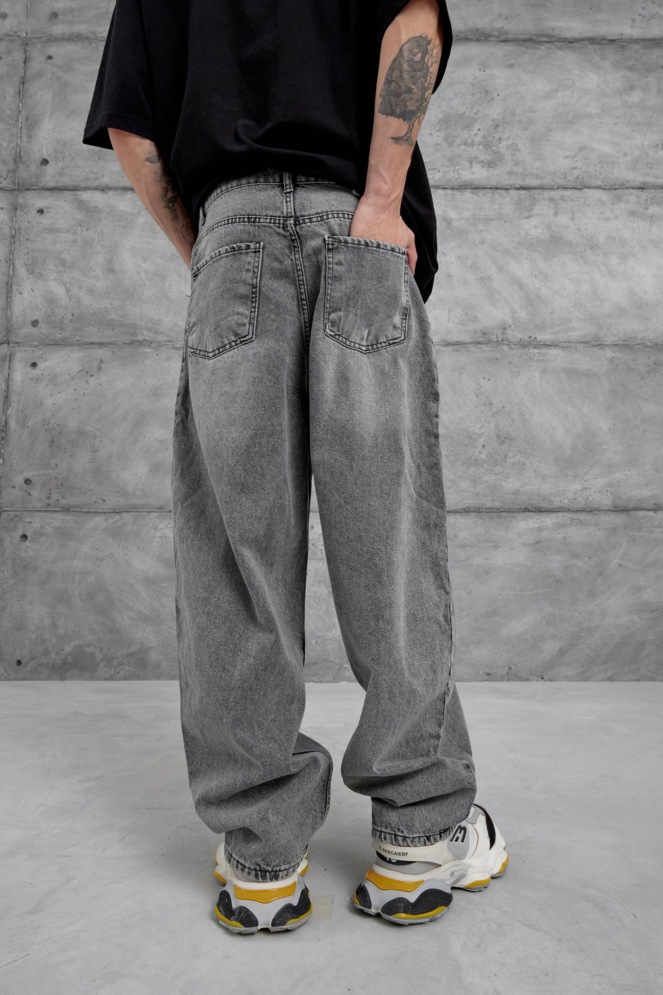 Gri MB Relax Baggy Jean