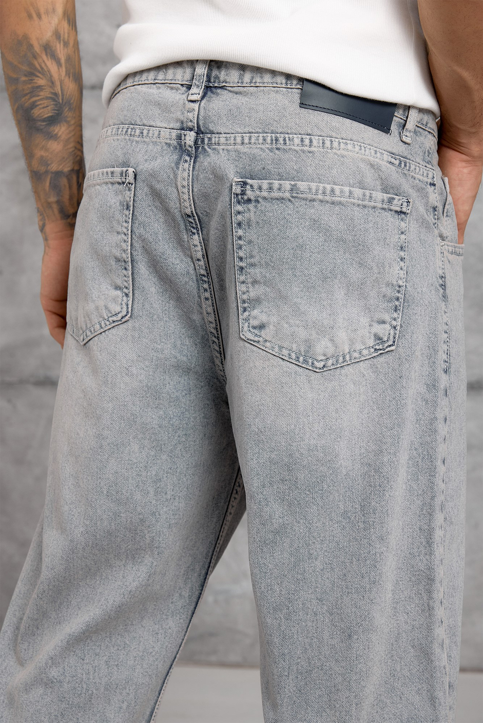 Gri MOBB BAGGY JEAN