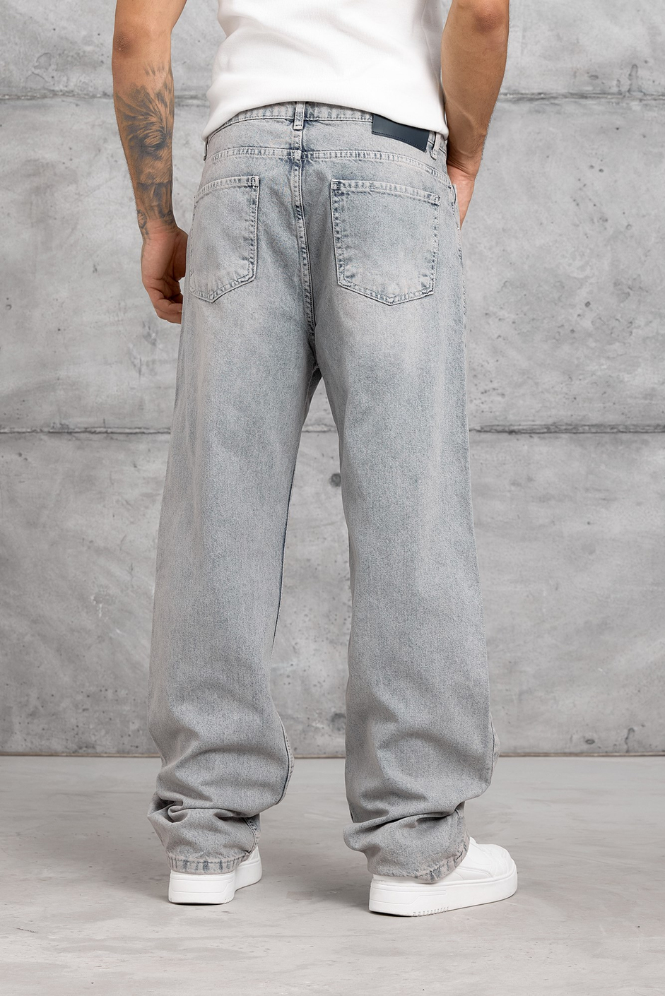 Gri MOBB BAGGY JEAN