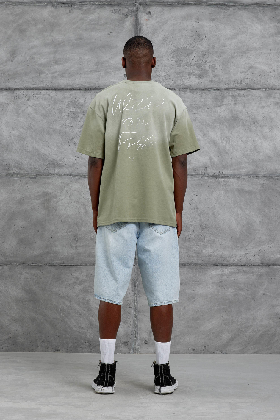 Haki 7 Numara Oversize Tshirt