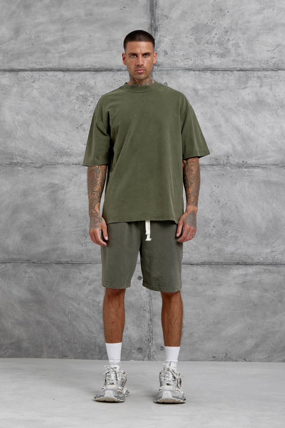 Haki Basic Oversize Tshirt