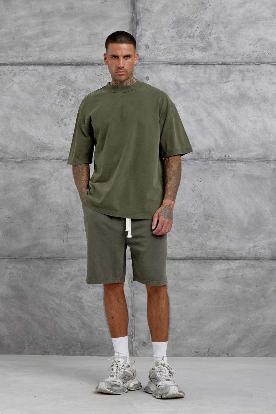 Haki Basic Oversize Tshirt