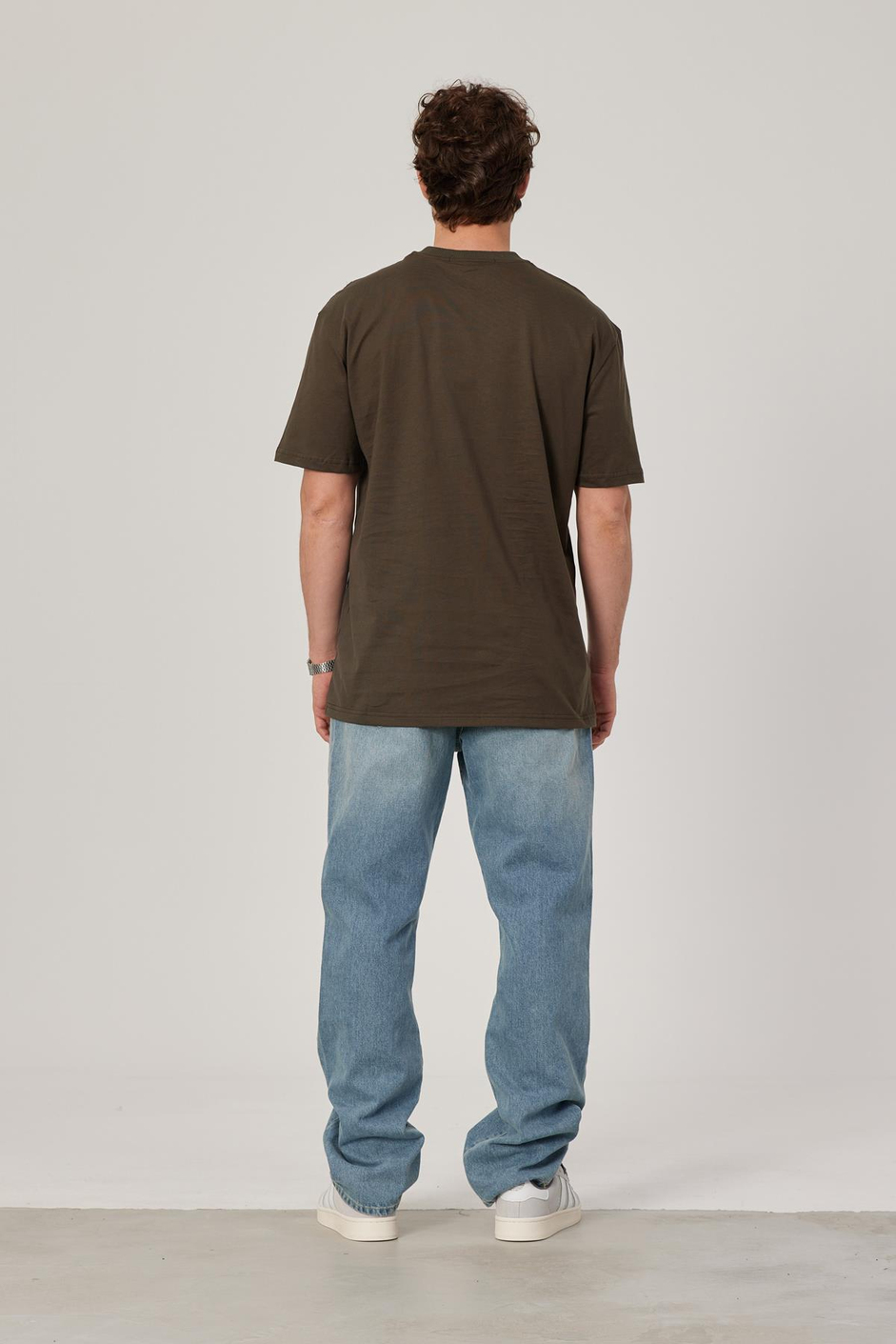 Haki Oversize Basic Tshirt