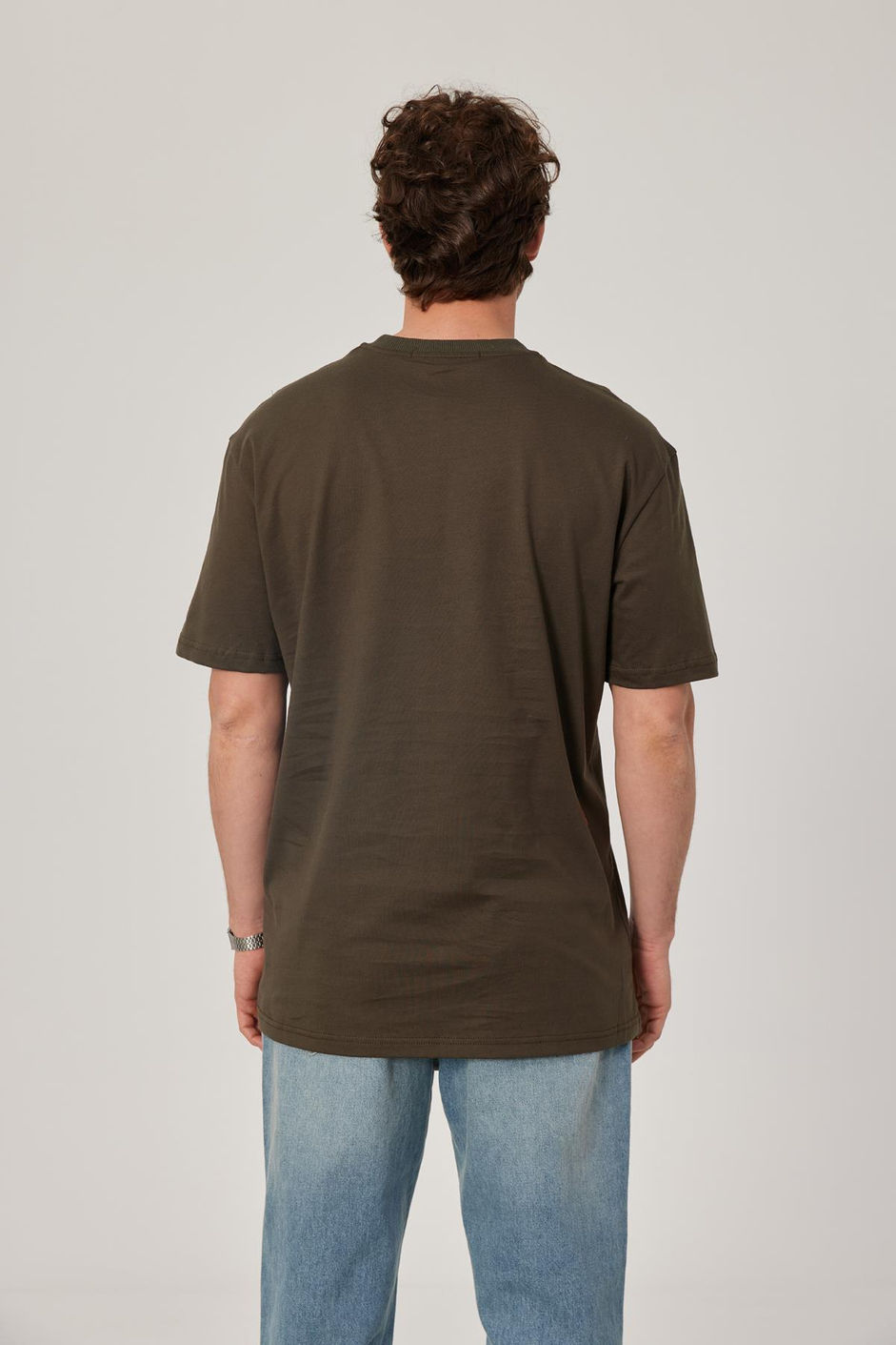 Haki Oversize Basic Tshirt