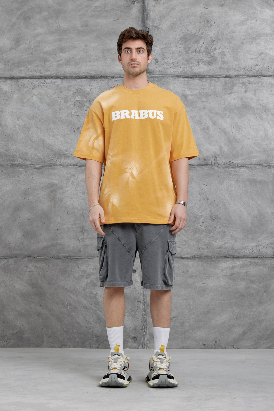 Hardal Brabus Yazılı Oversize Tshirt