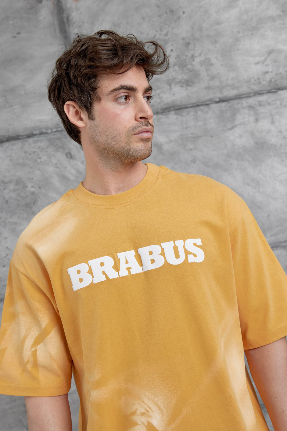 Hardal Brabus Yazılı Oversize Tshirt