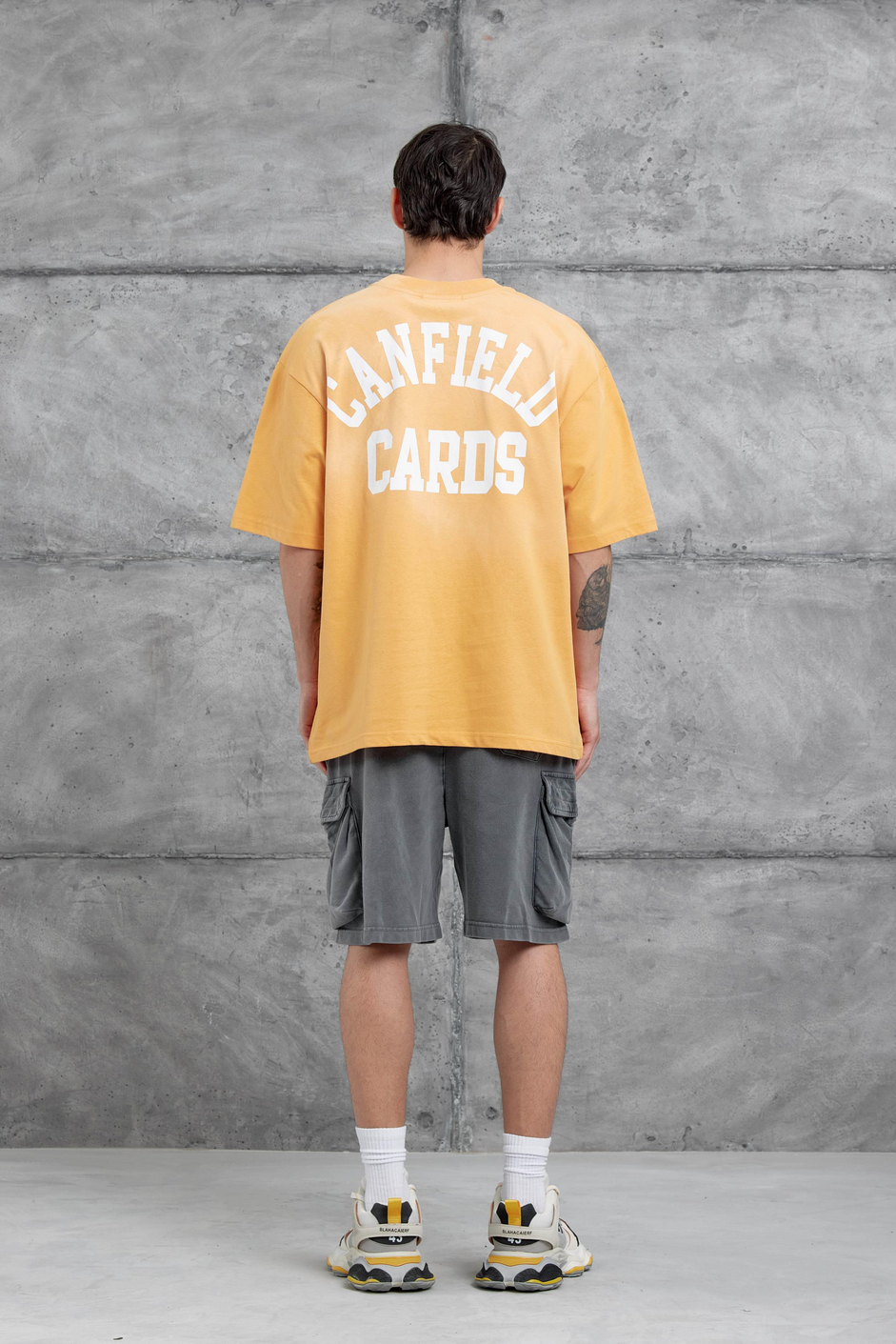 Hardal Canfield Card Yazılı Oversize Tshirt