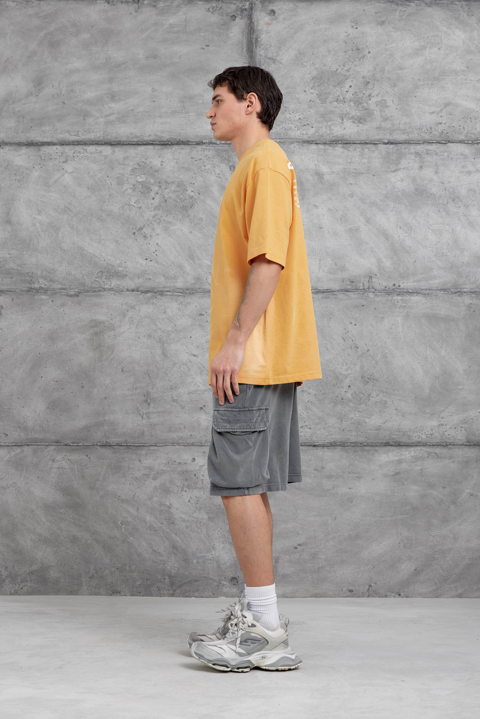 Hardal Dood Yazılı Oversize Tshirt